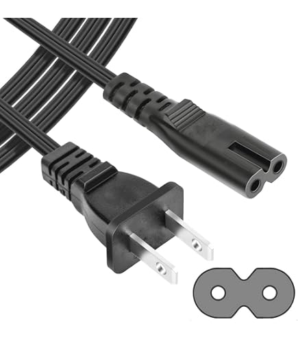 Amazon.com: NTQinParts Replacement 5FT 90° Right Angle 2Prong AC